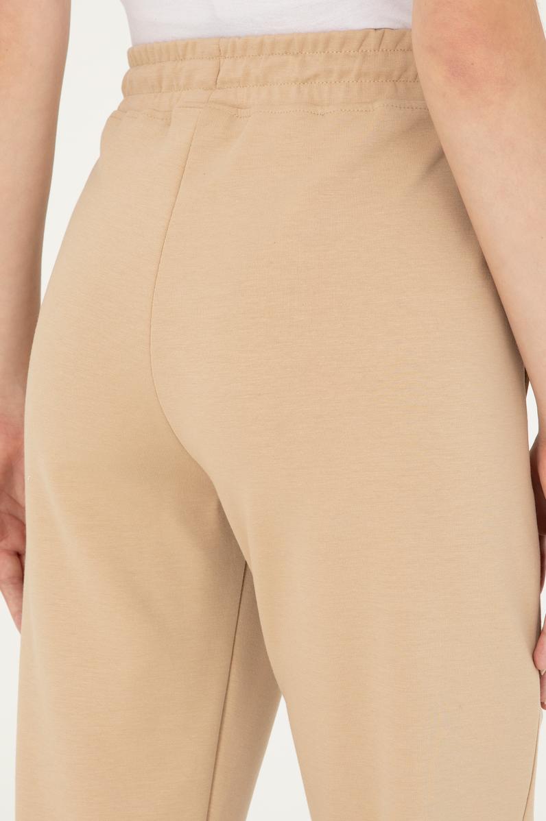 Kadın Kum Modal Karışımlı Eşofman Altı