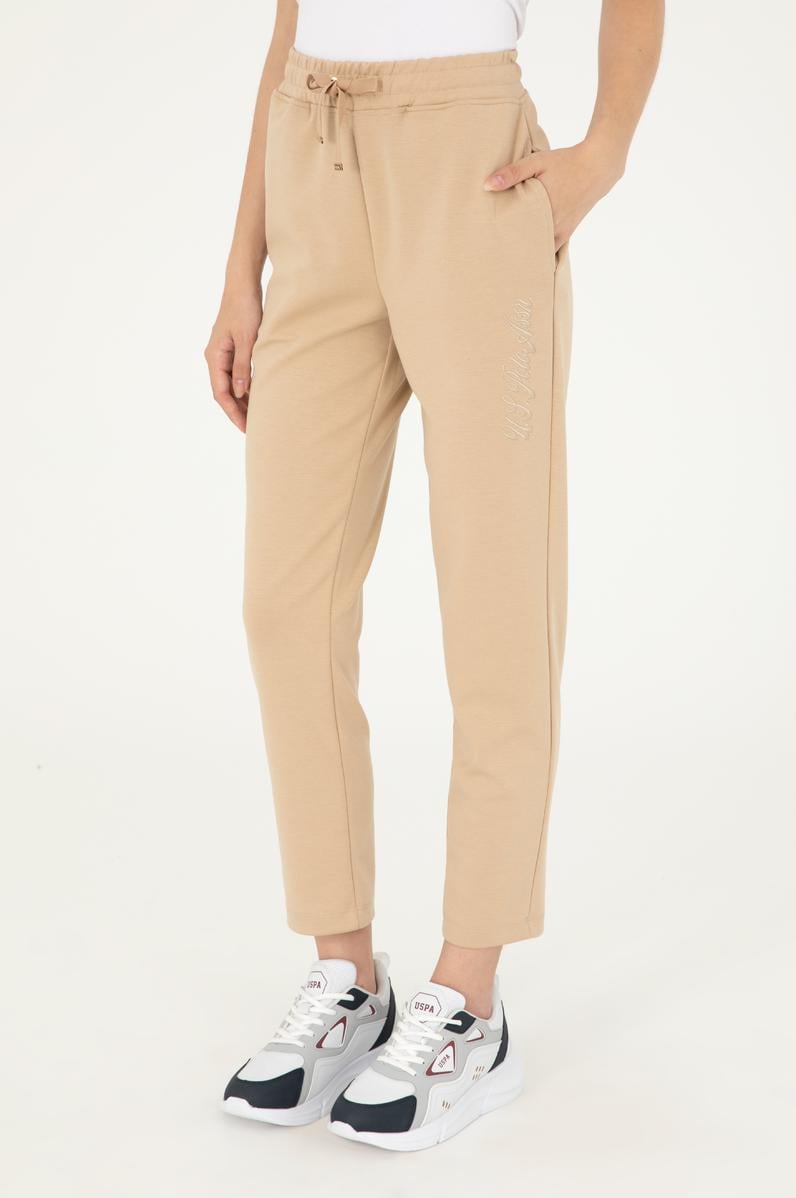 Kadın Kum Modal Karışımlı Eşofman Altı