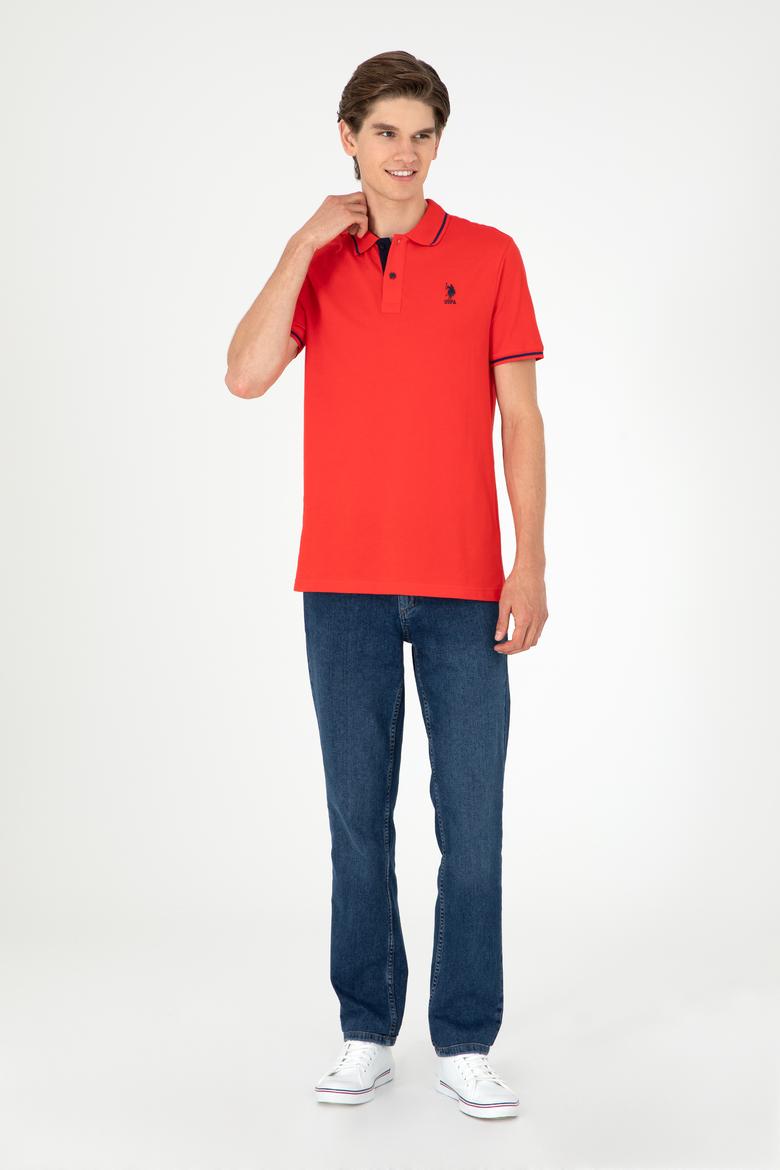 Erkek Kırmızı Basic Tişört - 50284631021