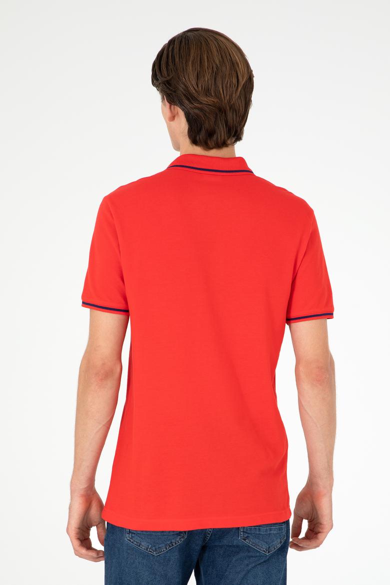 Erkek Kırmızı Basic Tişört - 50284631021