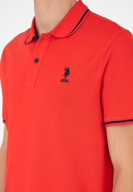 Erkek Kırmızı Basic Tişört - 50284631021