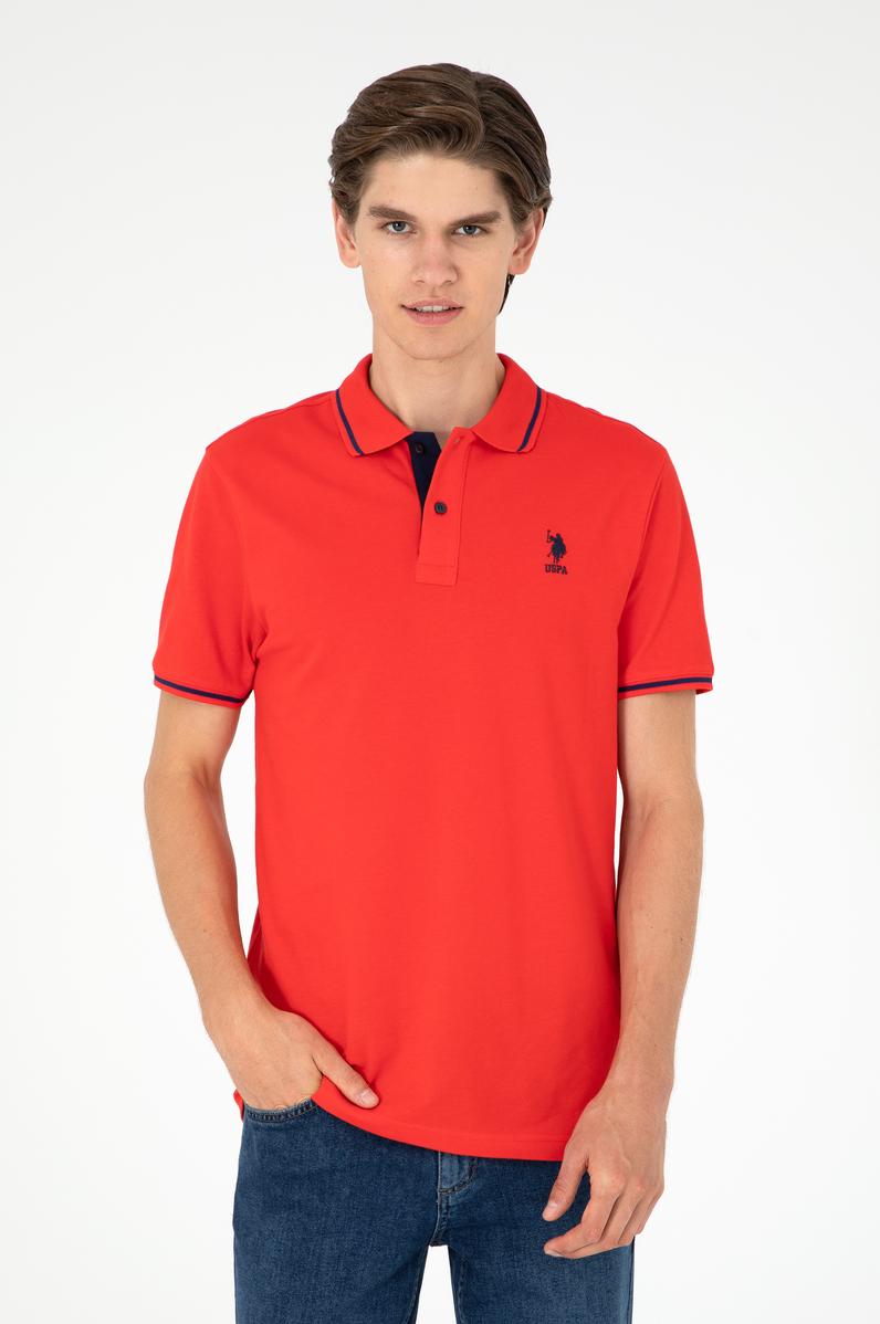 Erkek Kırmızı Basic Tişört