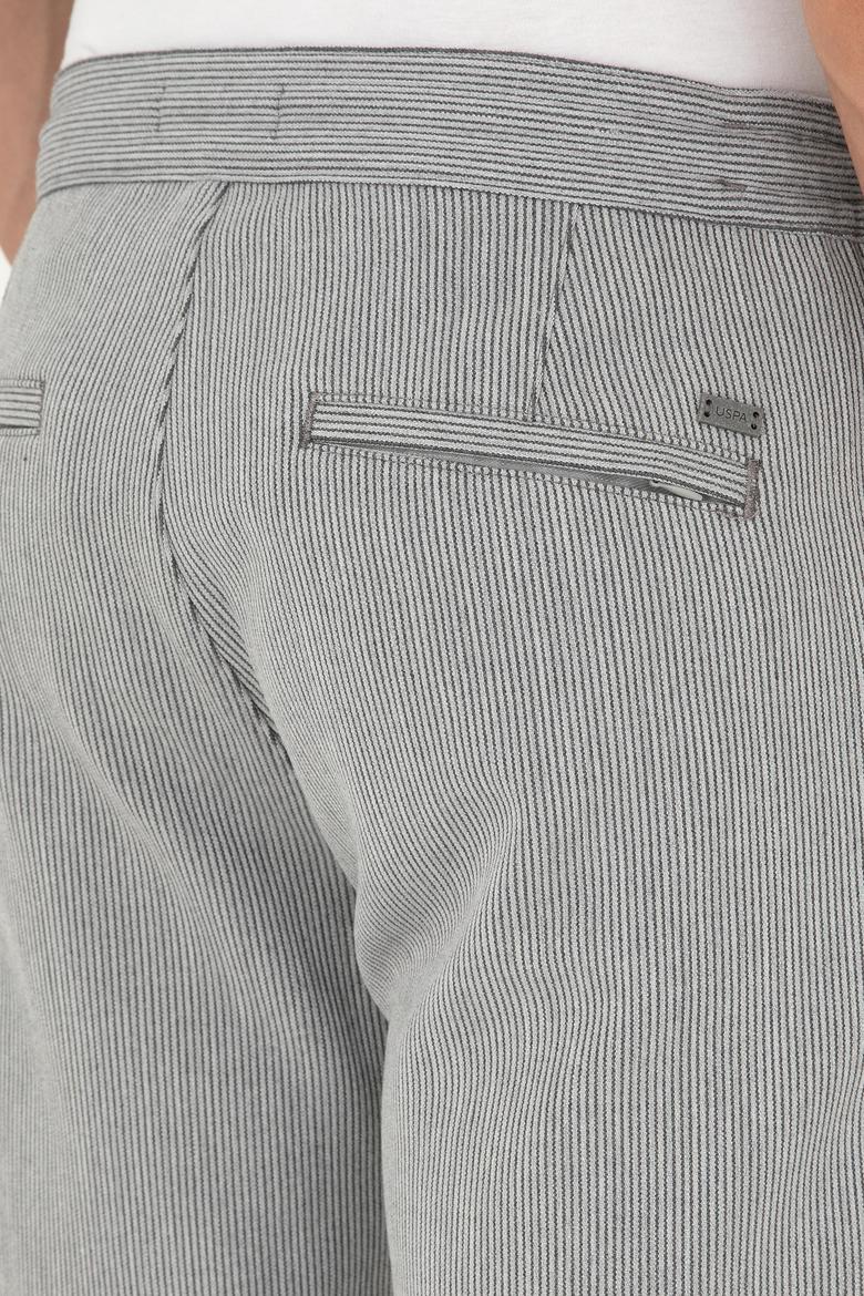 Erkek Slim Fit Gri Kanvas Pantolon - 50291196045