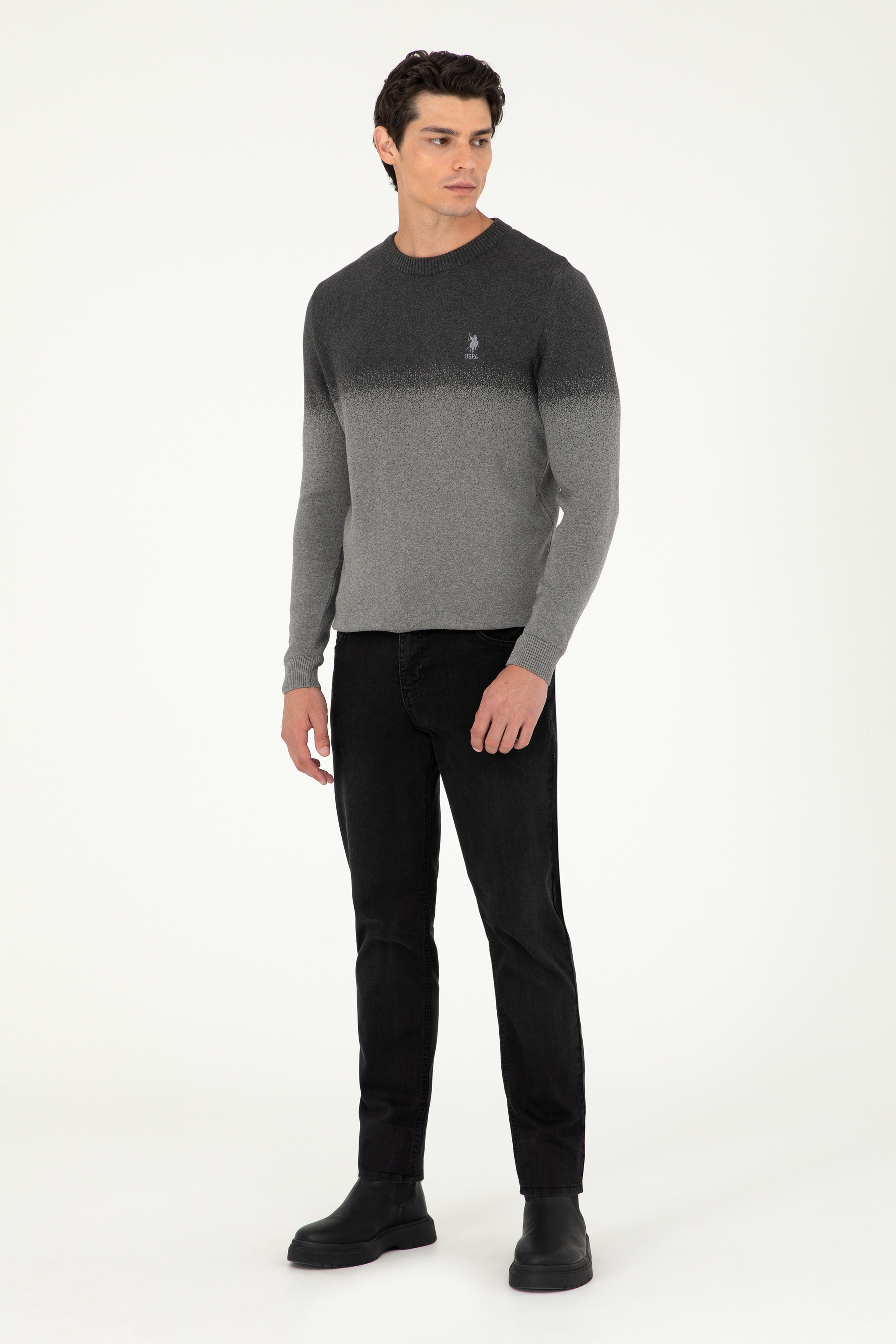 Erkek Siyah Jean Pantolon - Image 1