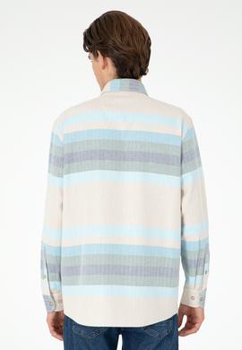 Erkek Açık Mavi Uzun Kollu Gömlek - 50298079016