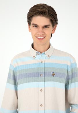 Erkek Açık Mavi Uzun Kollu Gömlek - 50298079016