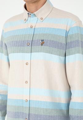 Erkek Açık Mavi Uzun Kollu Gömlek - 50298079016