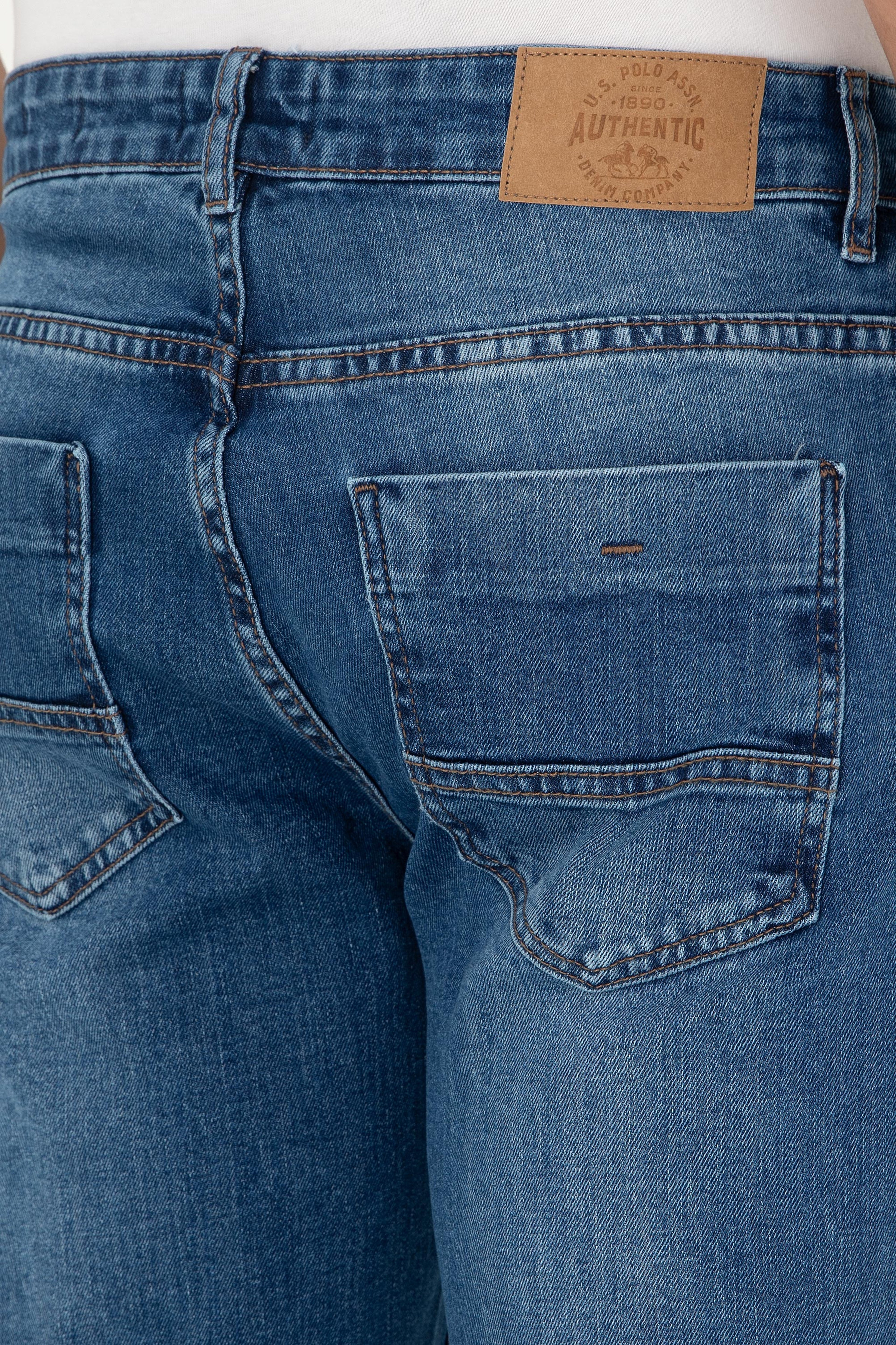 Erkek Mavi Jean Pantolon - Image 6