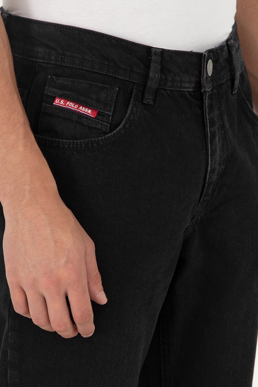 Erkek Siyah Jean Pantolon