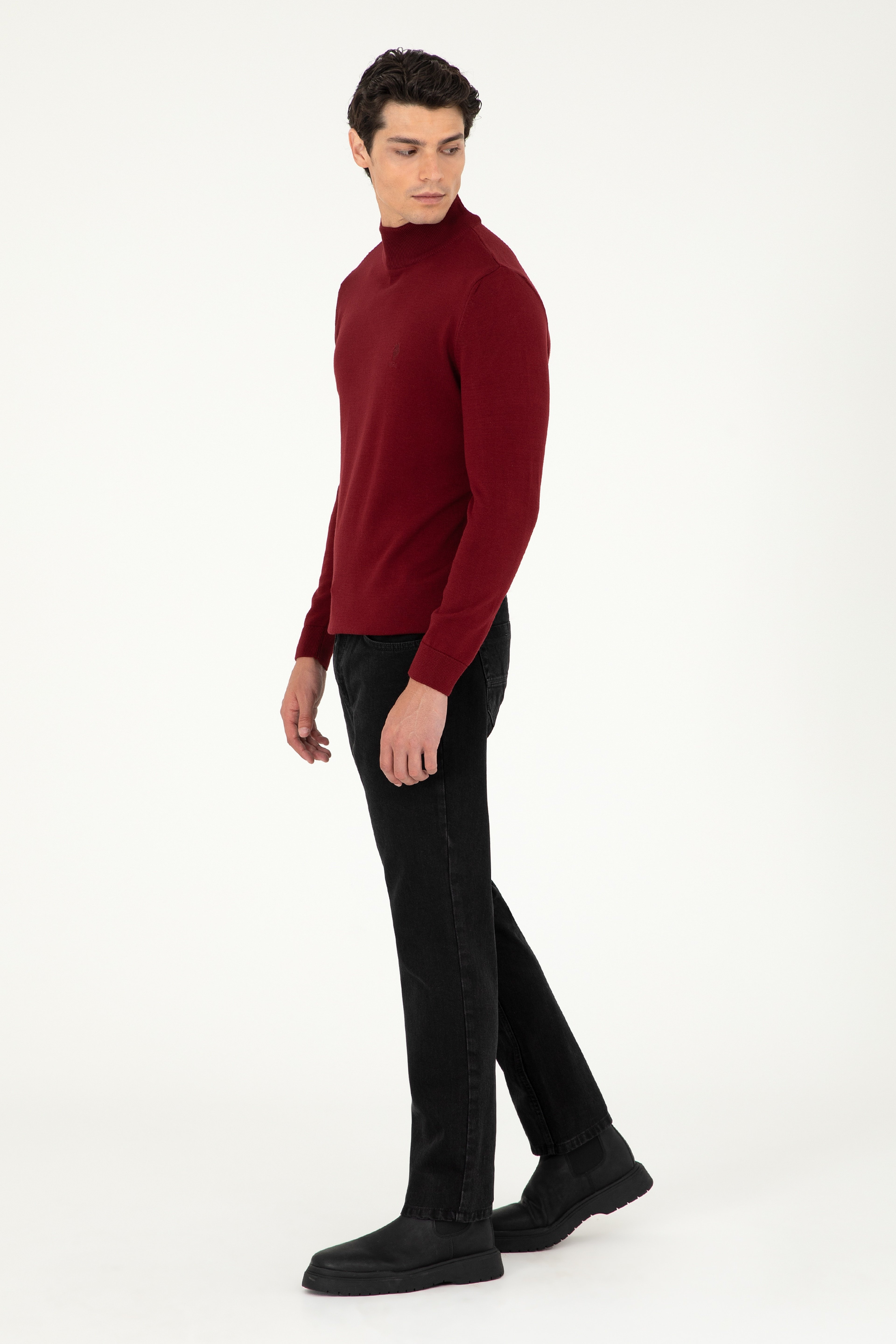 Erkek Siyah Jean Pantolon - Image 3