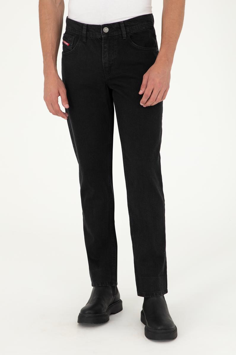 Erkek Siyah Jean Pantolon