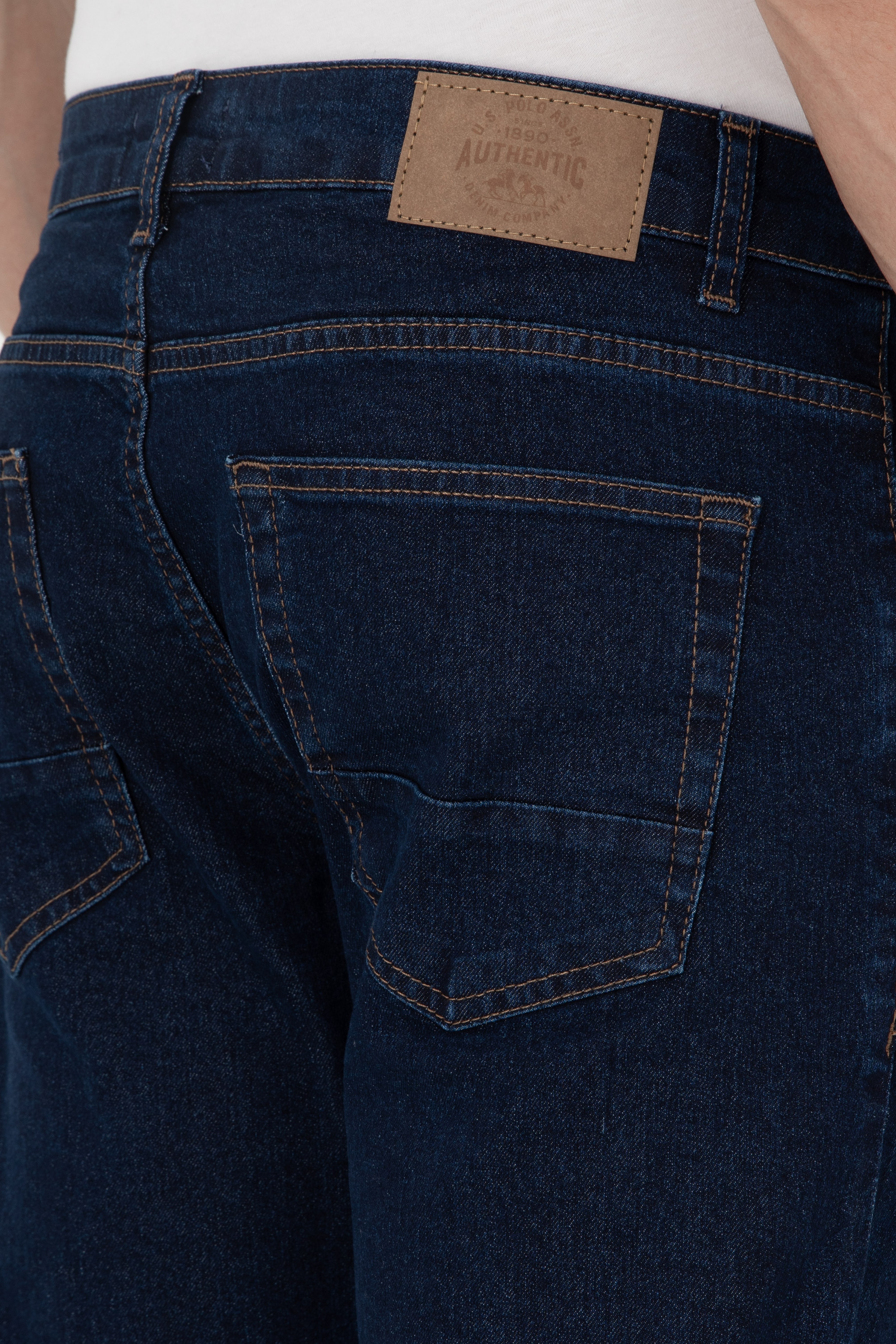 Erkek Koyu Mavi Jean Pantolon - Image 6