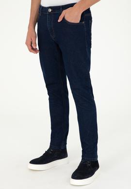 Erkek Koyu Mavi Jean Pantolon - 50298534044