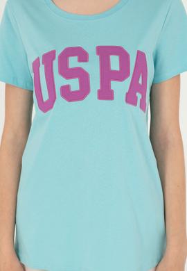 Kadın Mint Bisiklet Yaka Basic Tişört - 50280036020