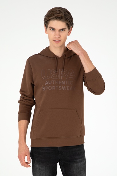 Erkek Kahverengi Sweatshirt