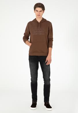 Erkek Kahverengi Sweatshirt - 50293439011