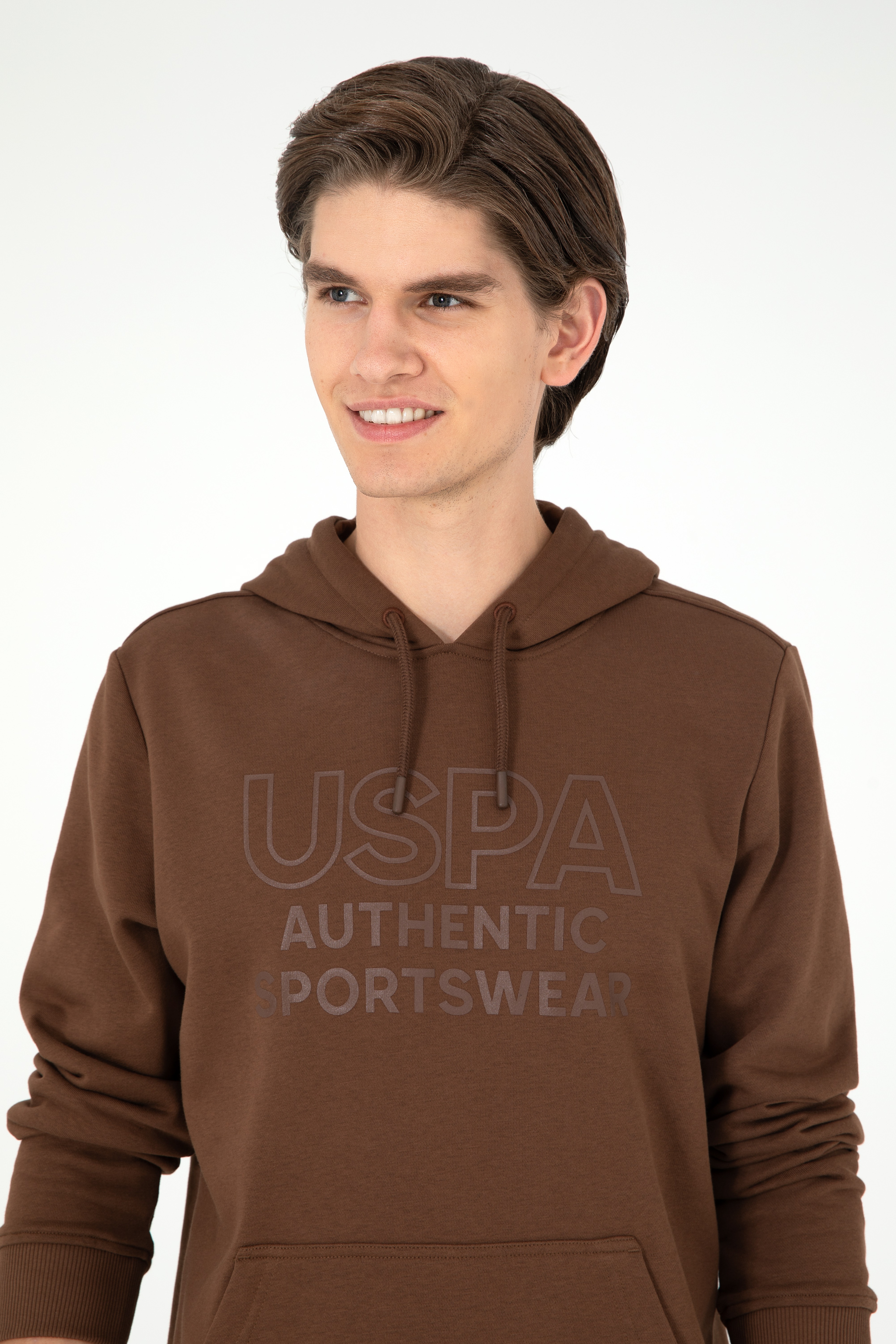Erkek Kahverengi Sweatshirt - Image 2
