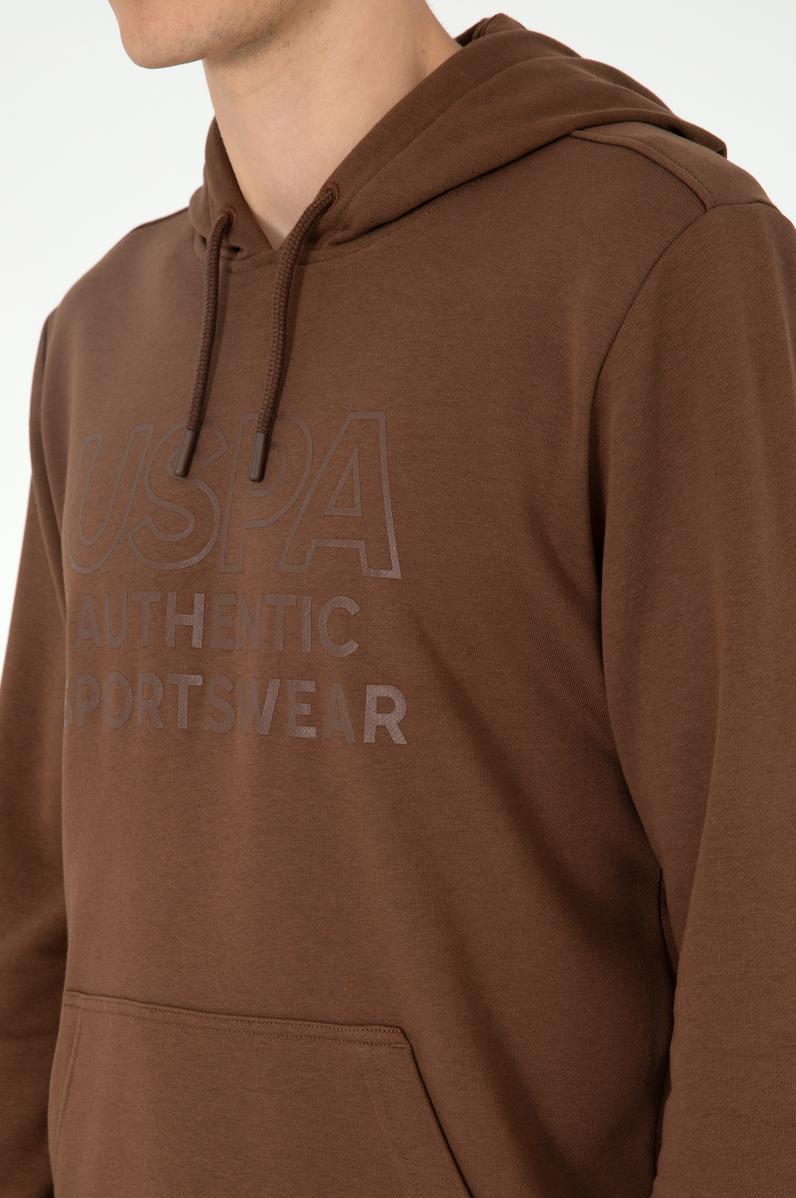 Erkek Kahverengi Sweatshirt