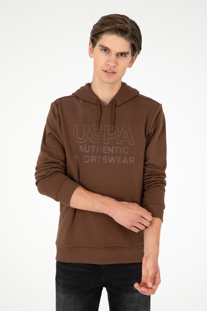 Erkek Kahverengi Sweatshirt