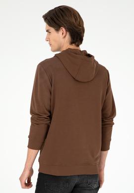 Erkek Kahverengi Sweatshirt - 50293439011