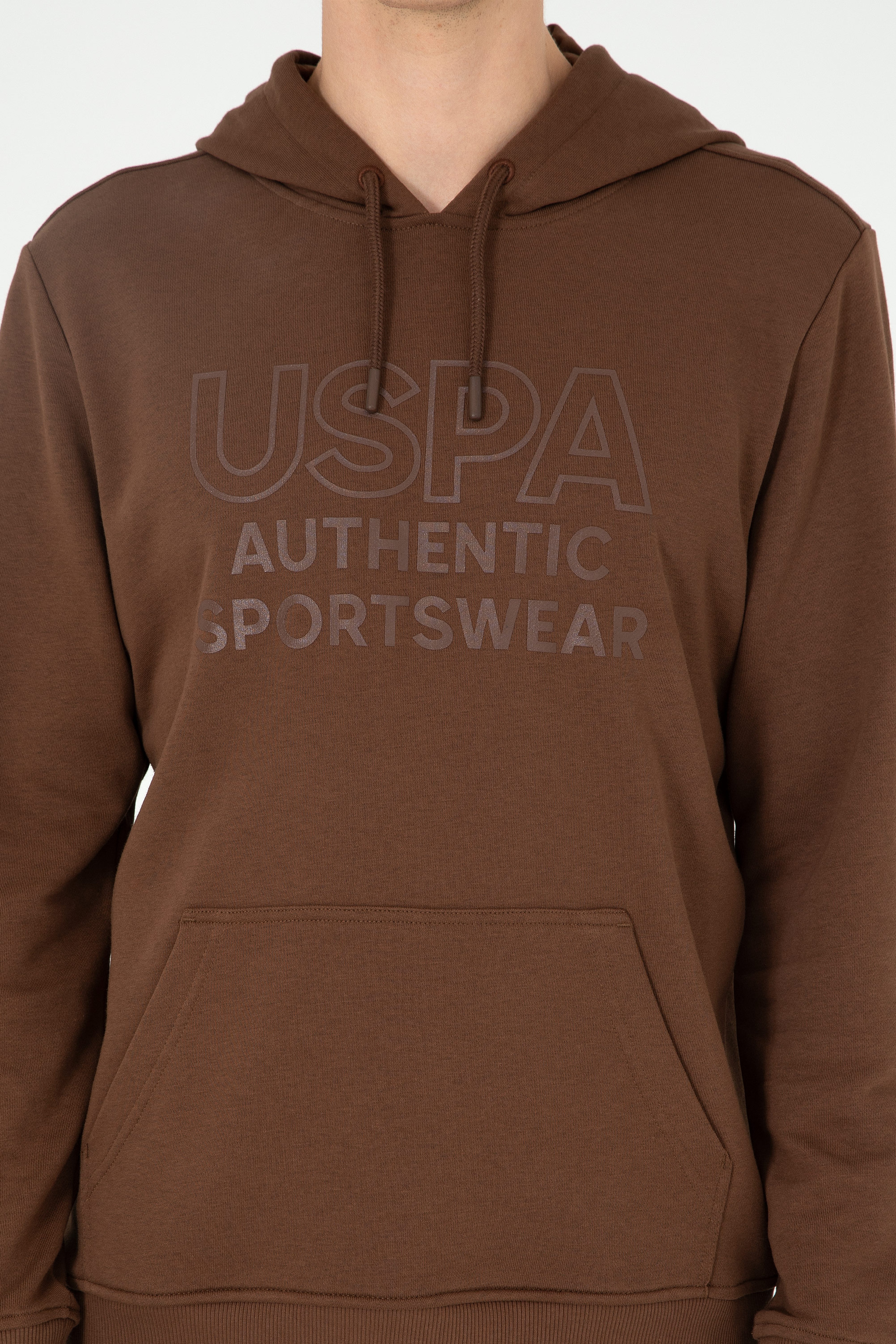 Erkek Kahverengi Sweatshirt
