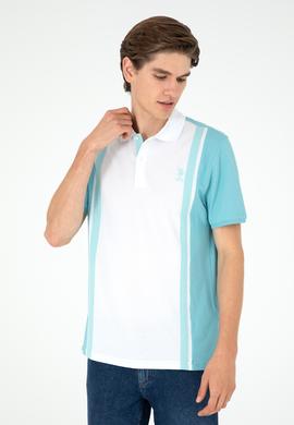 Erkek Regular Fit Polo Yaka Mint Tişört - 50288490036