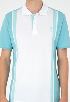 Erkek Regular Fit Polo Yaka Mint Tişört - 50288490036