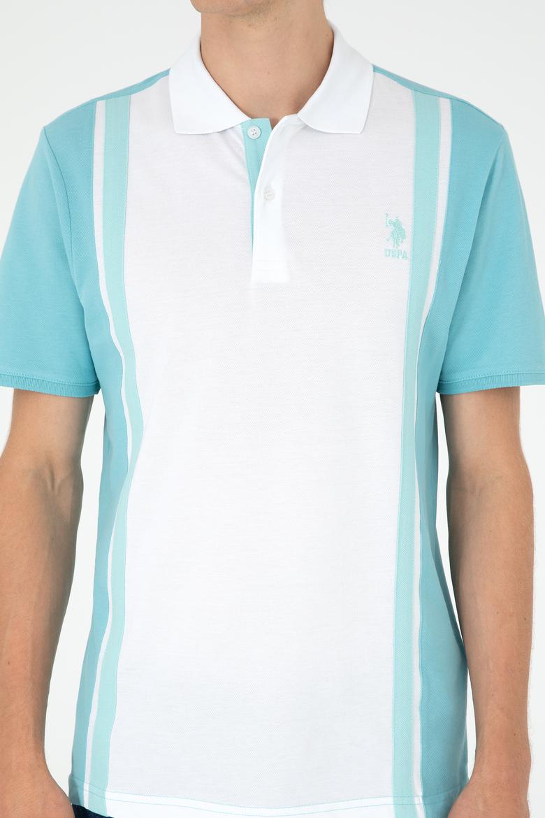Erkek Regular Fit Polo Yaka Mint Tişört - 50288490036