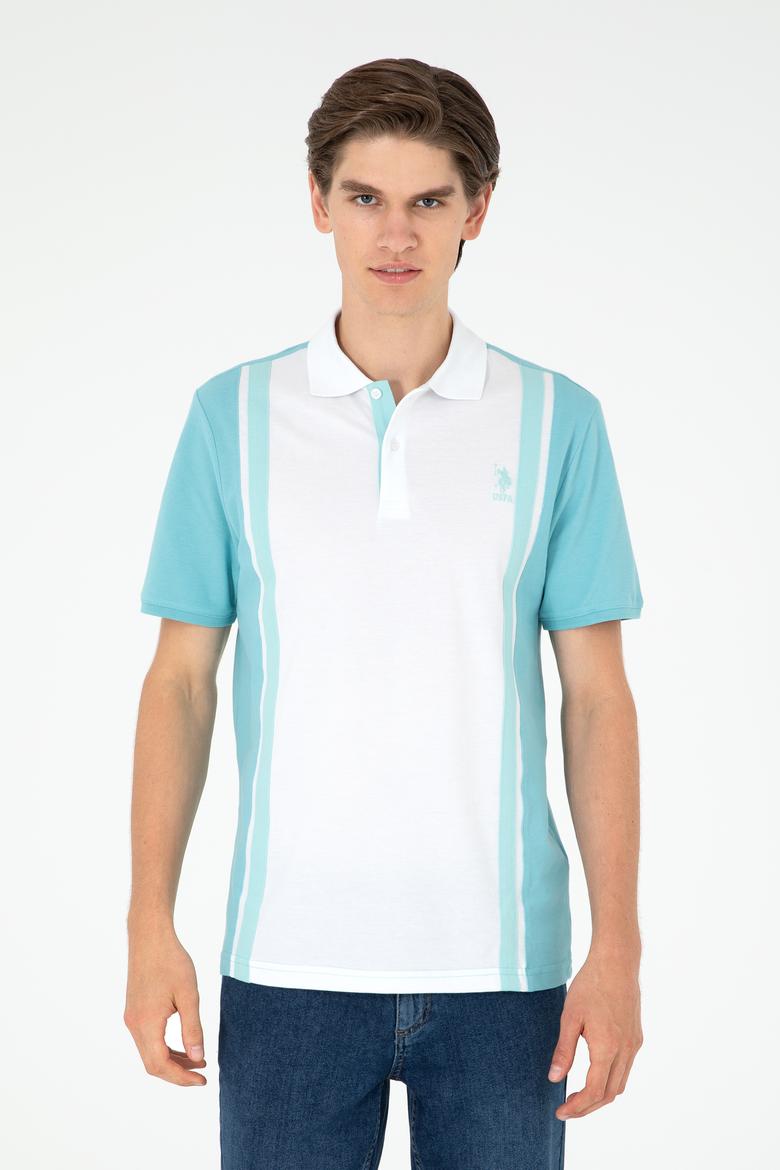 Erkek Regular Fit Polo Yaka Mint Tişört
