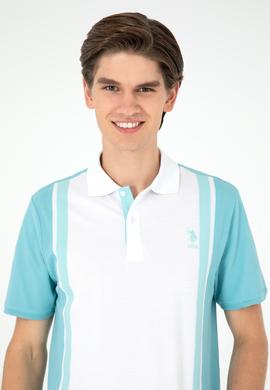 Erkek Regular Fit Polo Yaka Mint Tişört - 50288490036