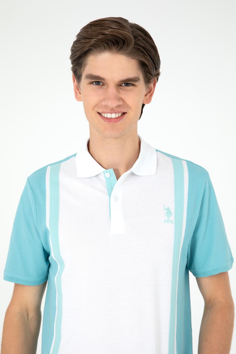 Erkek Regular Fit Polo Yaka Mint Tişört - 50288490036