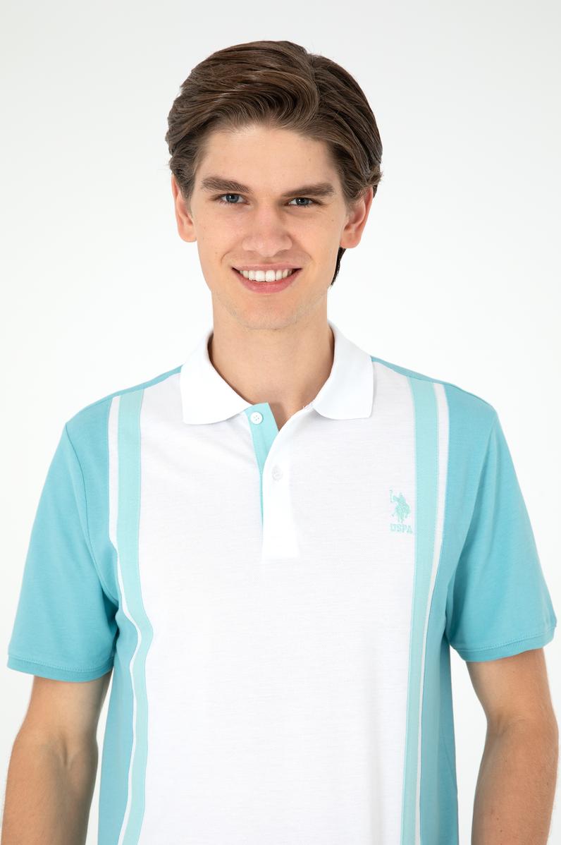 Erkek Regular Fit Polo Yaka Mint Tişört