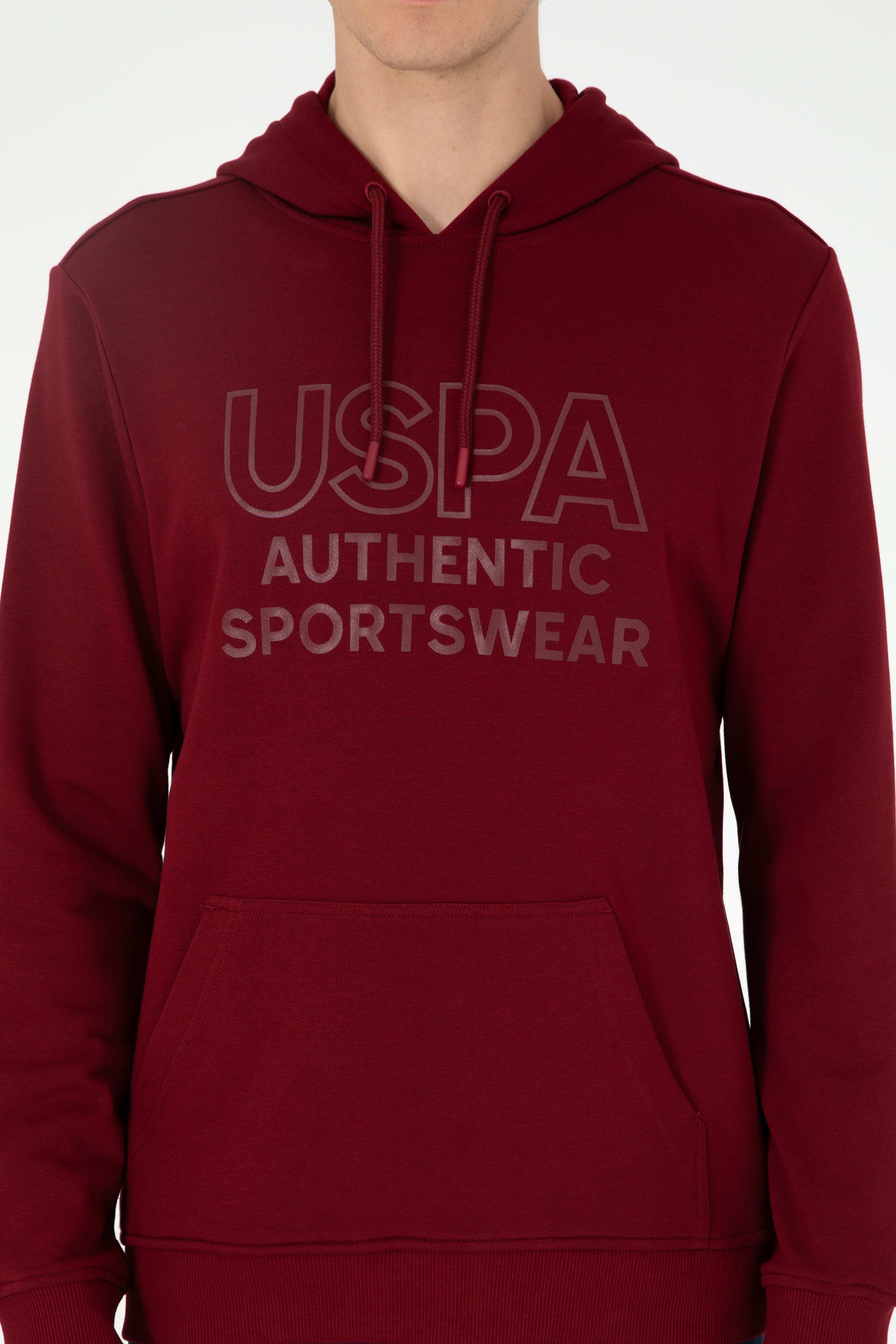 Erkek Bordo Sweatshirt