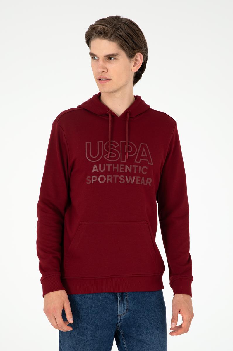 Erkek Bordo Sweatshirt