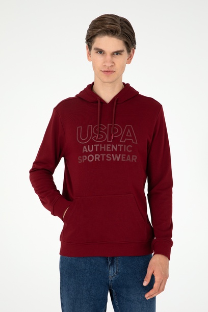 Erkek Bordo Sweatshirt