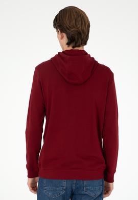 Erkek Bordo Sweatshirt - 50293439010