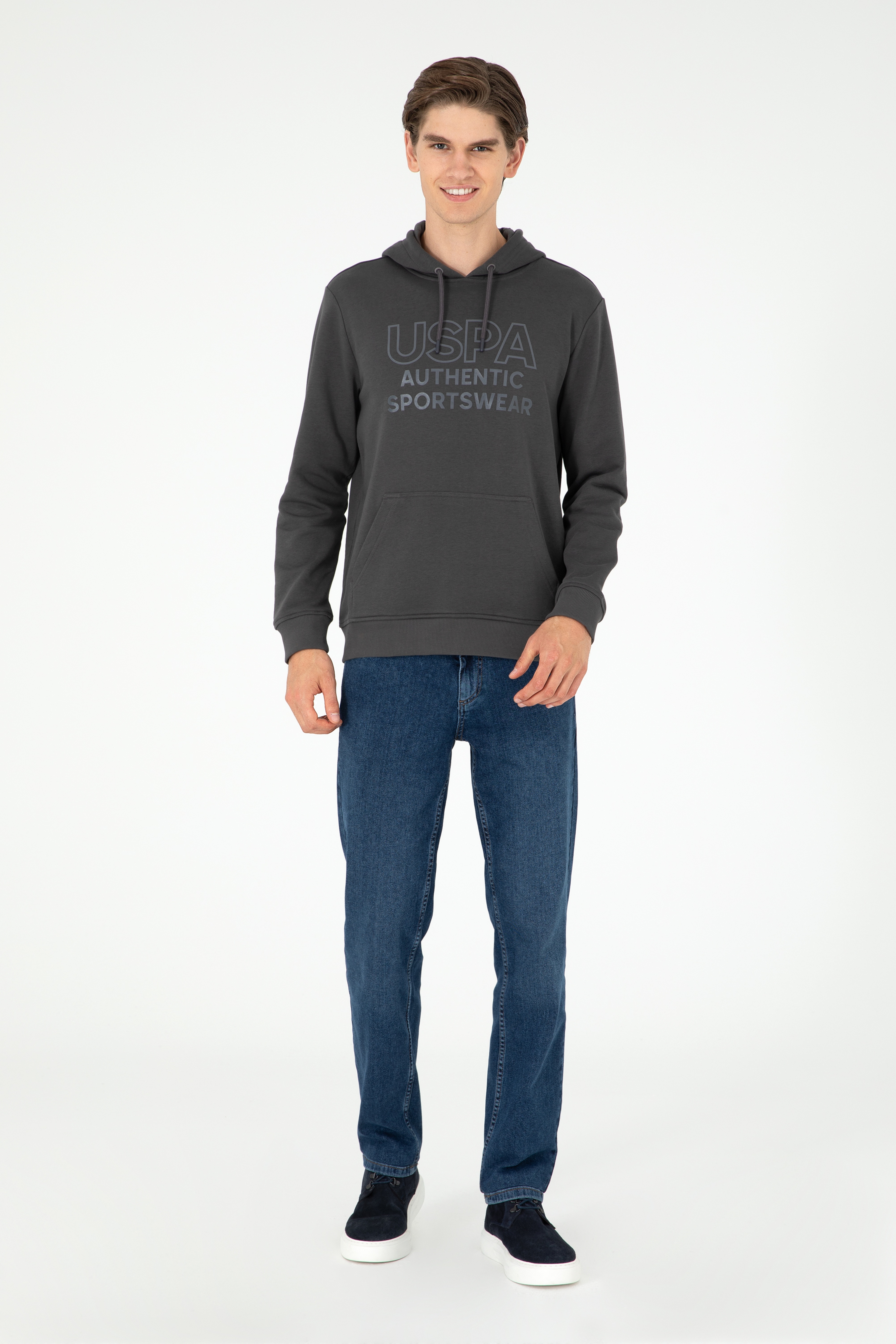 Erkek Antrasit Sweatshirt - Image 4