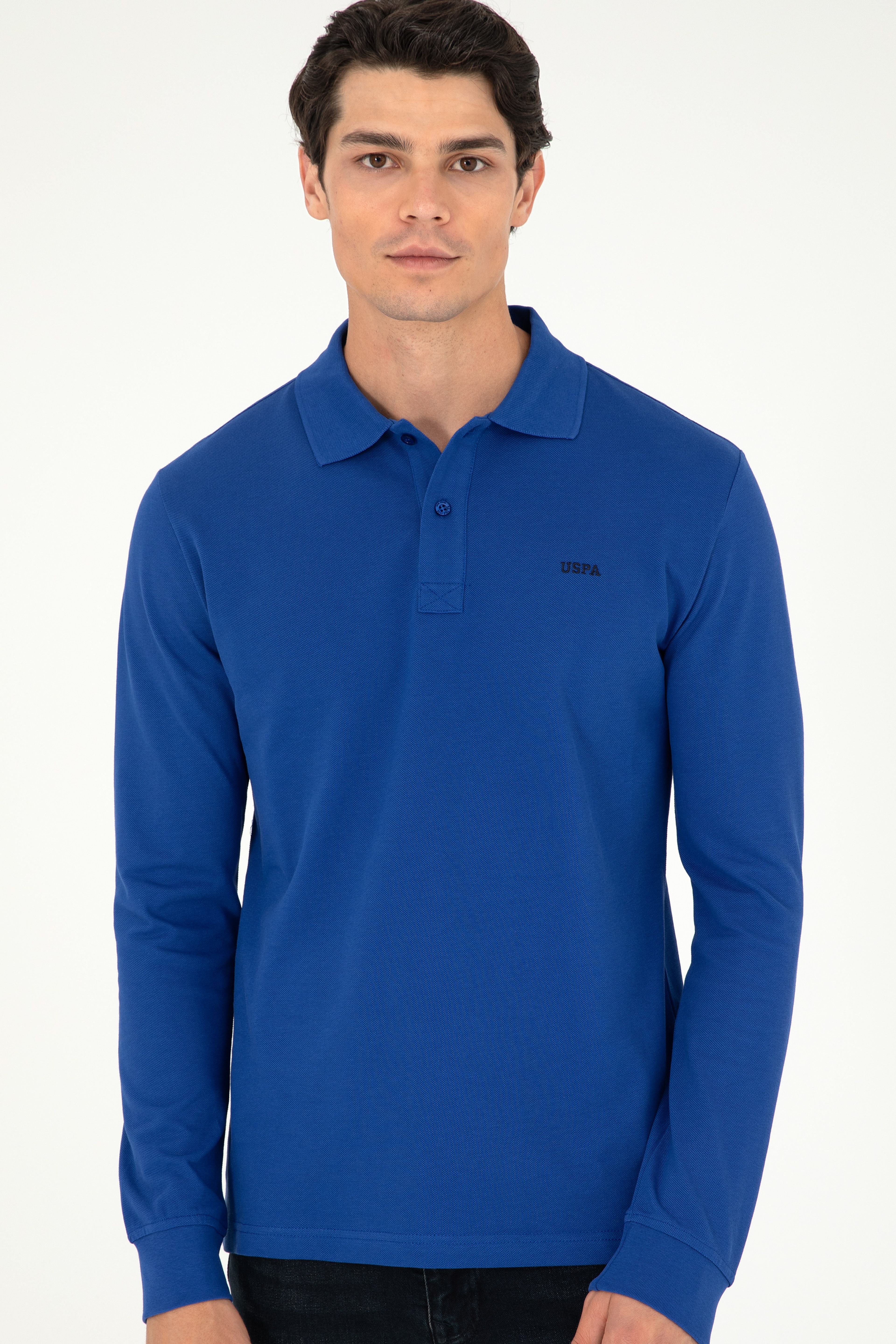 Erkek Saks Basic Sweatshirt - Image 3