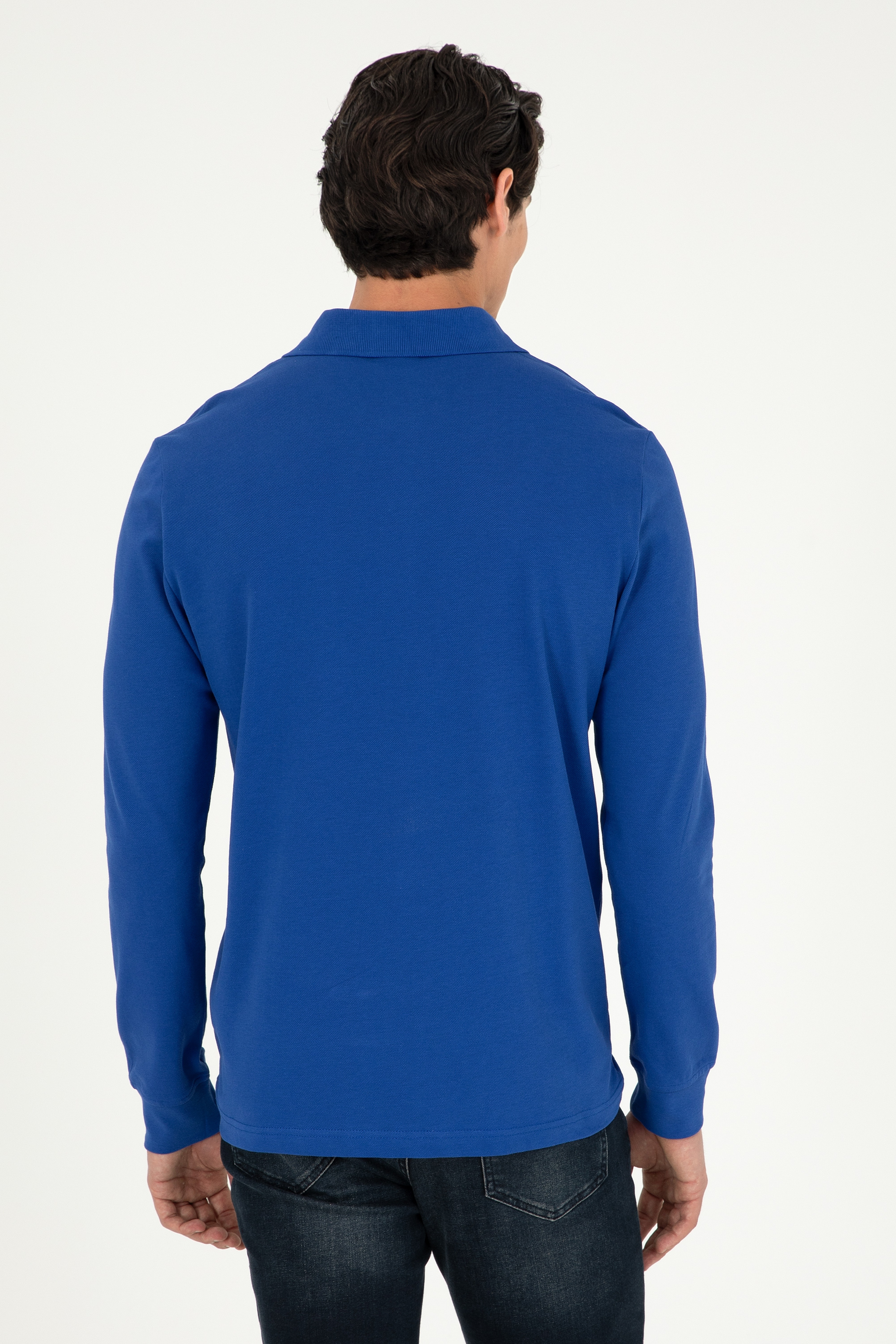 Erkek Saks Basic Sweatshirt - Image 5