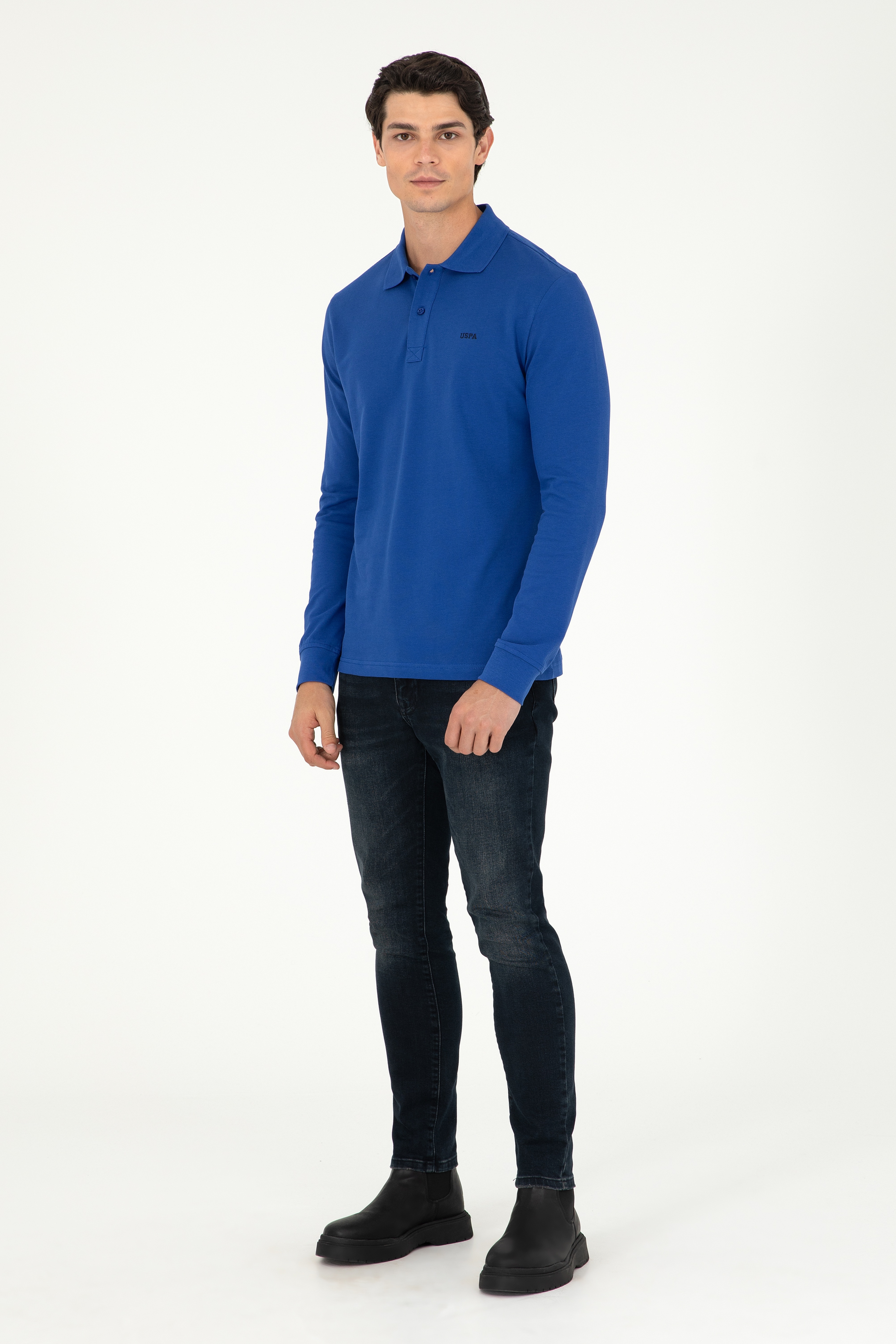 Erkek Saks Basic Sweatshirt - Image 4