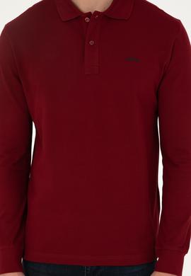 Erkek Bordo Basic Sweatshirt - 50295169017