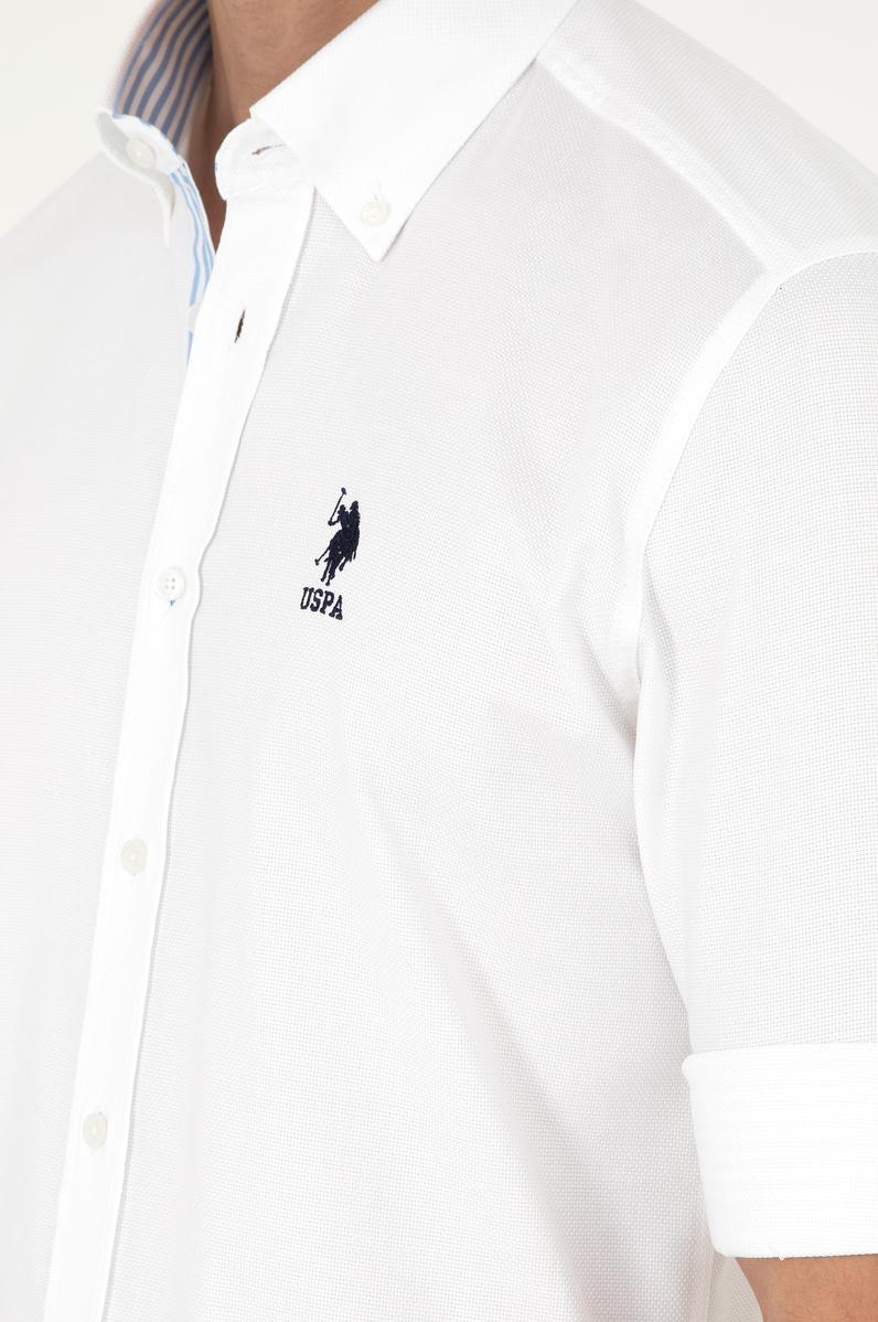 Erkek Beyaz Uzun Kollu Gömlek