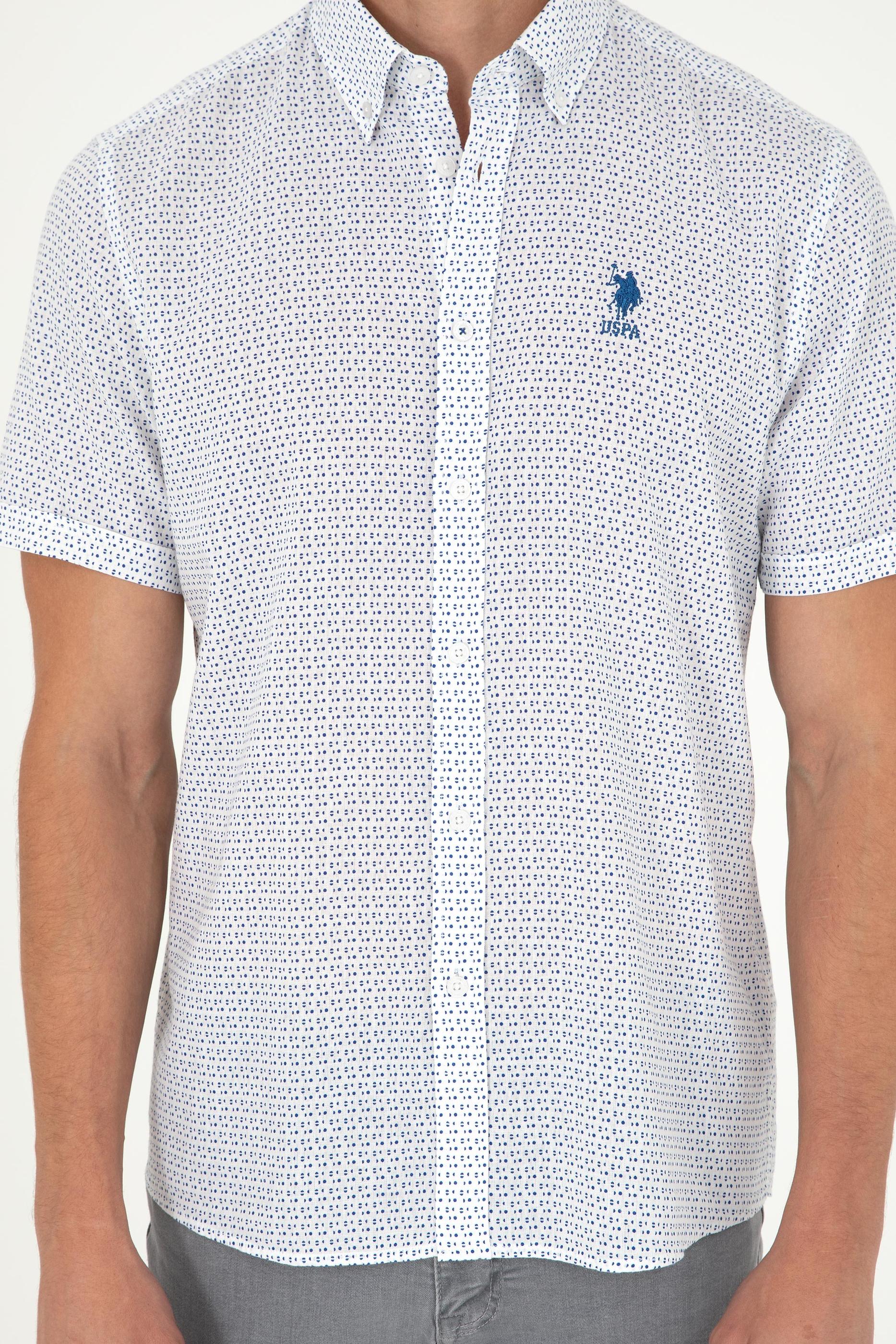 Erkek Lacivert Kısa Kollu Gömlek