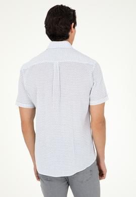 Erkek Lacivert Kısa Kollu Gömlek - 50282878005