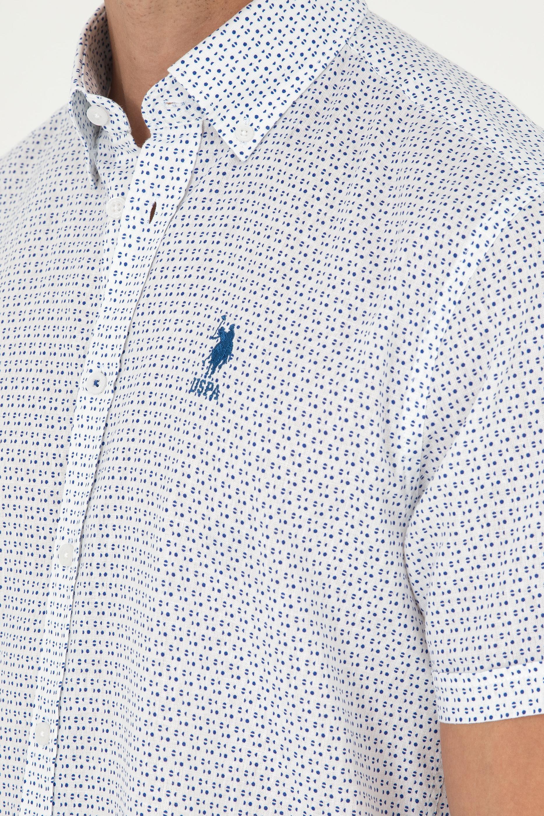 Erkek Lacivert Kısa Kollu Gömlek