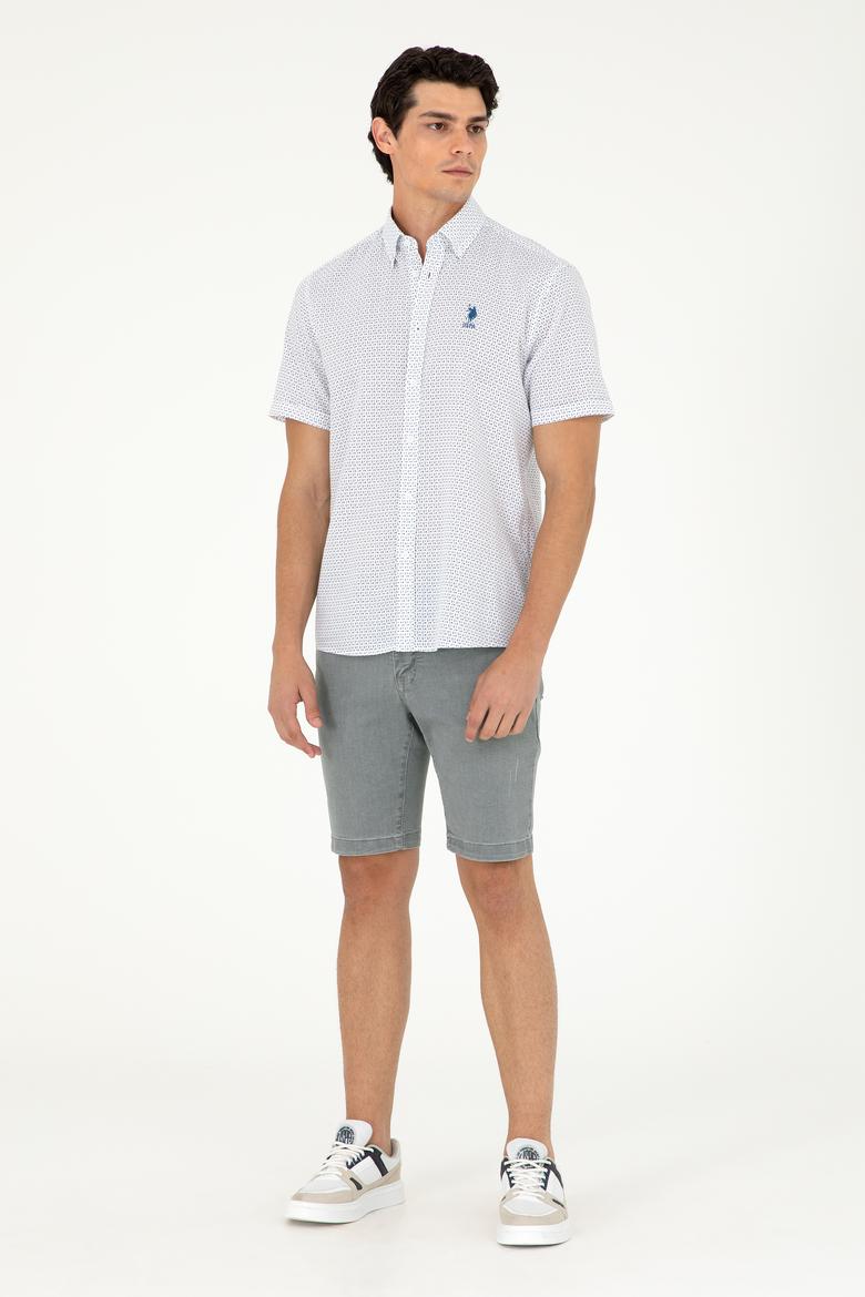 Erkek Lacivert Kısa Kollu Gömlek - 50282878005