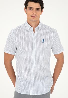 Erkek Lacivert Kısa Kollu Gömlek - 50282878005