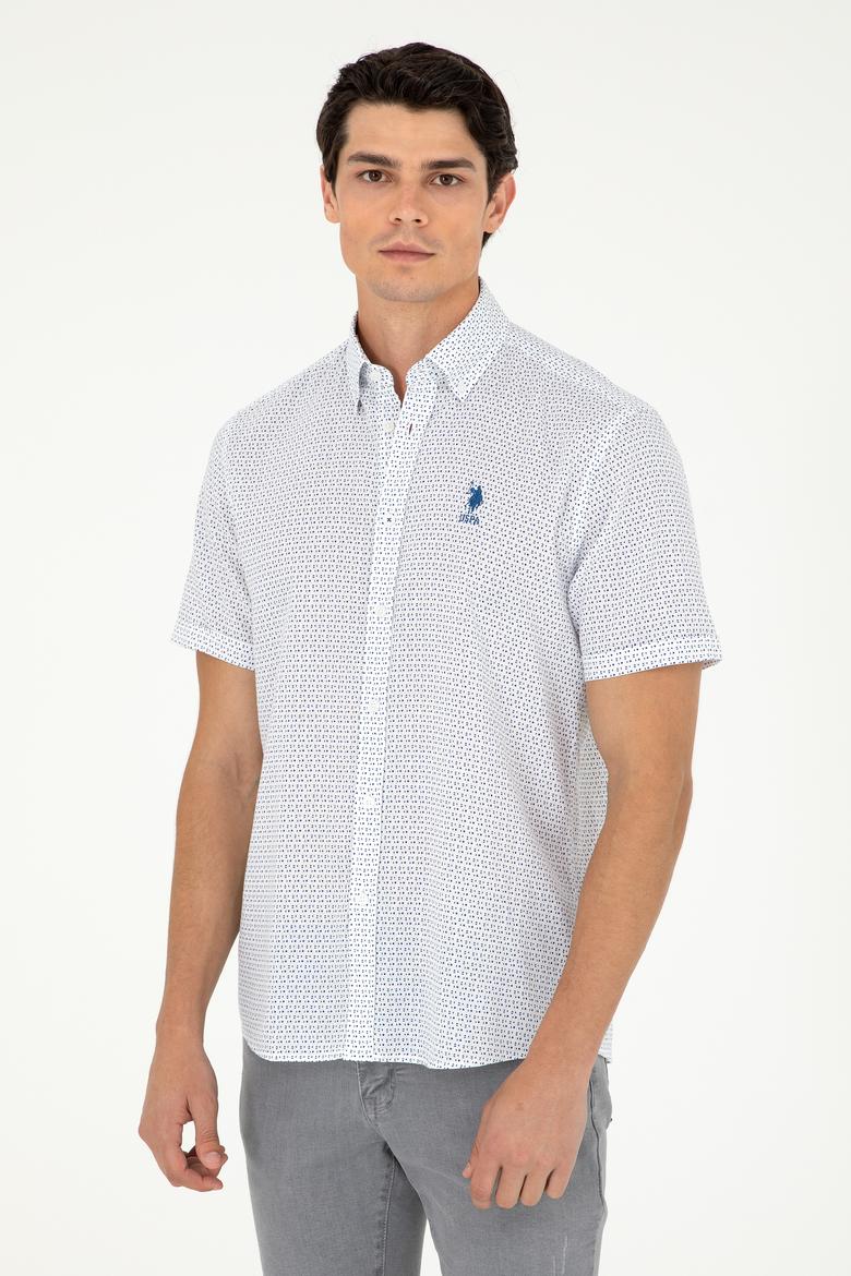 Erkek Lacivert Kısa Kollu Gömlek