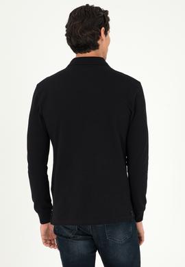 Erkek Siyah Basic Sweatshirt - 50289060041