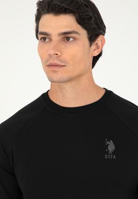 Erkek Siyah Basic Sweatshirt - 50289030029